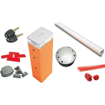 Pohon brány NICE S.p.A. Sada zálohovatelné designové dopravní závory MBAR pro kontrolu a řízení přístupu do 4 m