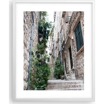 Obraz Obraz plakát v bílém rámu 40x50 Chorvatsko foto plakáty do obýváku