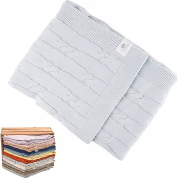 Prostěradlo Dětská deka - 90x100 cm - Snuglytots - Model Cubble - Světle modrá