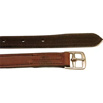 Třmenové řemeny Supreme Superior kožené podšité nylonem, 145cm, tmavě hnědá