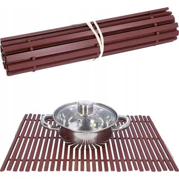 Obraz Obdélníková podložka bambus/ratan/proutí 30 x 45 cm