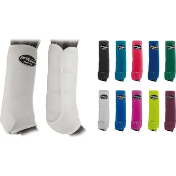 Ochrana nohy a ocasu Westernové chrániče Airflow Pro-tech - zadní, L, červená