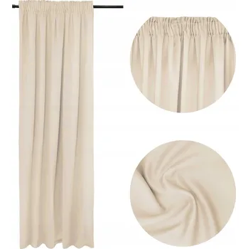 Závěs Závěsy hotové ZATEMŇOVACÍ ZÁVĚS BLACKOUT 140x250 SVĚTLE BÉŽOVÁ Arctic