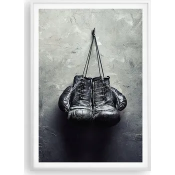 Obraz Plakát na zeď v bílém rámu 70x100 box foto-obraz plakáty do obývacího pokoje