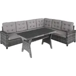 TecTake GmbH 404250 ratanová sestava catania - šedá