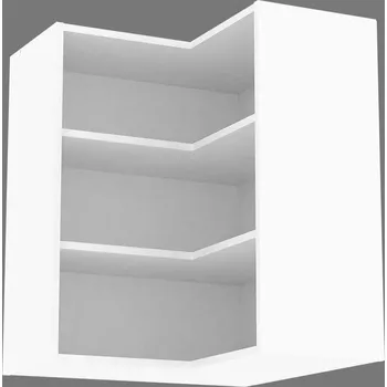 Kuchyňská skříňka Kuchyňská rohová horní skříňka REA ALFA KHR-60-72, BÍLÁ