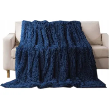 Prostěradlo Polyester deka Cotton world 160 cm x 200 cm modrá