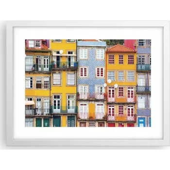Obraz Obraz plakát v bílém rámu do obýváku 40x30 foto plakáty na zeď s motivem města