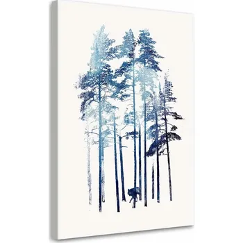 Obraz Obraz na plátně Vlk v zimě 80x120