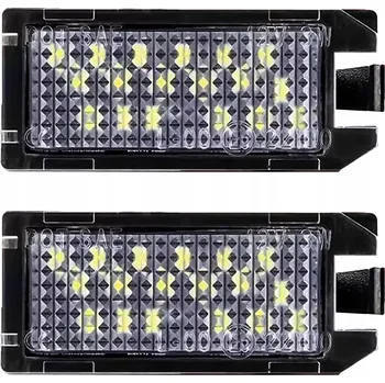 Osvětlení SPZ Sada 2x LED Světla pro Osvětlení SPZ (Registrační Značky) Fiat 500 USA