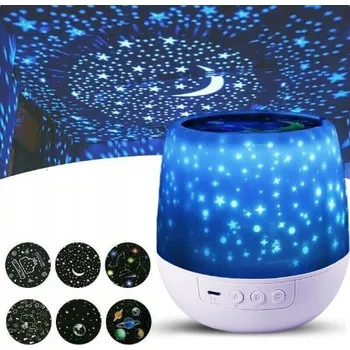 Projektor PROJEKTOR NOČNÍ OBLOHY PROJEKTOR , PROJEKTOR NEBE, LED NOČNÍ LAMPA PRO DĚTI