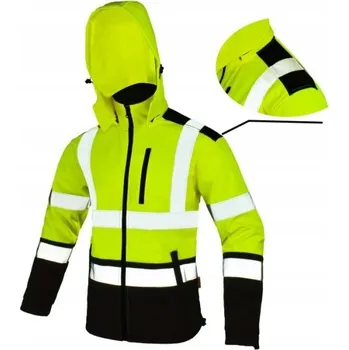 Moto bunda Pracovní bunda ART.MAS softshell žlutá reflexní velikost L