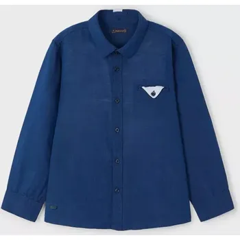 Chlapecká košile Chlapecká košile dlouhý rukáv Mayoral 3116-68 tmavě modrá velikost 116 (3122-68)