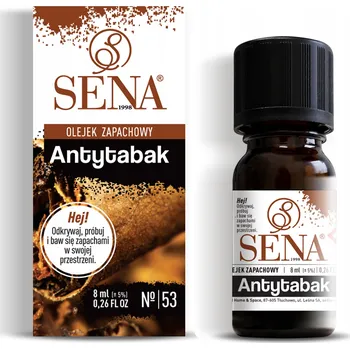 Vonný olej ESENCIÁLNÍ OLEJ PROTI ZÁPACHU Z CIGARET 8ml SENA