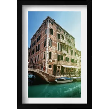 Obraz Dekorace obraz v rámu na zeď Krásné uličky Benátek na slunci 20x30 cm