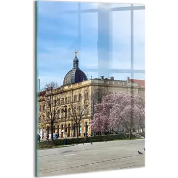 Obraz Skleněný obraz Fotografie do předsíně Odolný nástěnný Kostel v Záhřebu