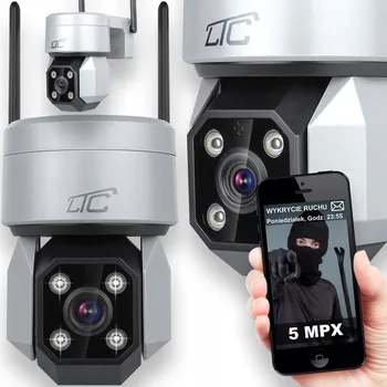 IP kamera Venkovní IP kamera LTC KAMERA WIFI ŚLEDZENIE DETEKCJA PAMIĘĆ KAM33