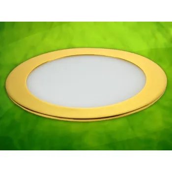 LED panel LED panel kulatý Round 12W 230V zlatý DW