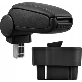 Loketní opěrka PROTEC Loketní opěrka Opel Corsa D, černá syntetická kůže, 2006-2014