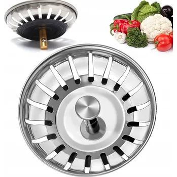 Vrták Sítko do dřezu kovové 78 mm stříbrné