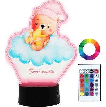 Lampička Noční lampa Plexido vícebarevná