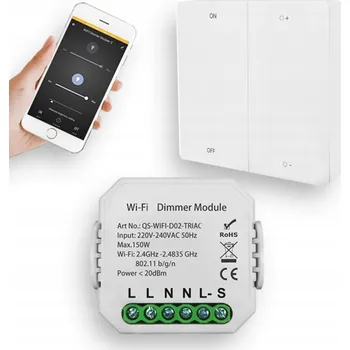 vypínač Spínač Modemix OVLADAČ STMÍVÁNÍ SVĚTLA WiFi
