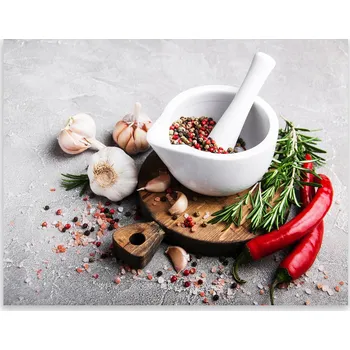 Kuchyňské prkénko Skleněná Ochranná Deska a Krájecí Prkénko | Indukce, Sporák ds-0078