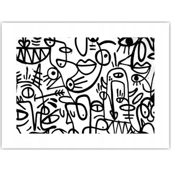 Obraz Obraz plakát do obýváku ložnice 40x30 abstrakce foto na zeď bez rámu