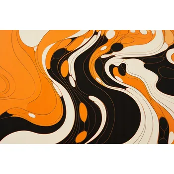 Plakát Plakát Tančící inkoust bez rámu 91,5 x 60 cm