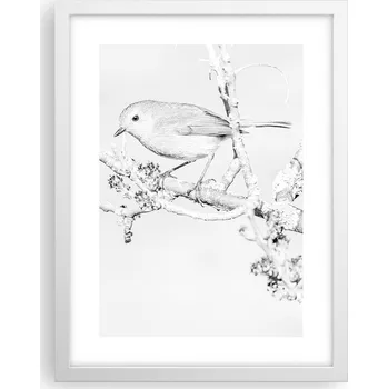 Obraz Obraz plakát v bílém rámu do obýváku 30x40 světlý foto plakát na zeď