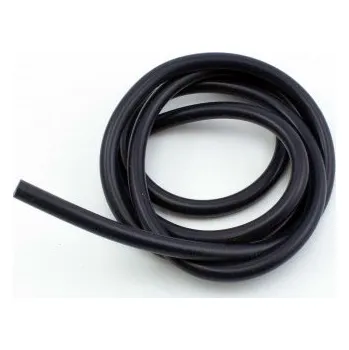 RC vybavení SILIKONOVÁ palivová hadička barvy ČERNÁ, 1m