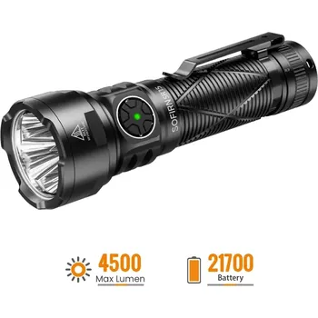 Svítilna Svítilna Sofirn SR15, 4500 lumenů, funkce powerbanky, bez akumulátoru (výkonná baterka s funkcí powerbanky)
