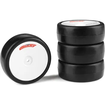 RC náhradní díl Attack RXC V2 nalepené gumy - 1/10 EP TC - 32 shore - koberec - 4 ks.