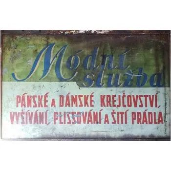 Obraz Cedule Modní služba