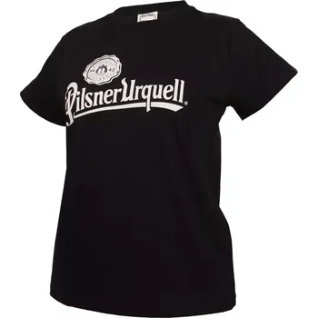 Dámské tričko Dámské černé triko Pilsner Urquell logo, vel. XXL