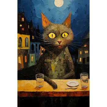 Plakát Plakát Noční pozorovatel bez rámu 61 x 90,5 cm