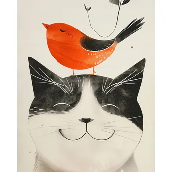 Plakát Plakát Baculatý Kamarád bez rámu 40 x 50 cm