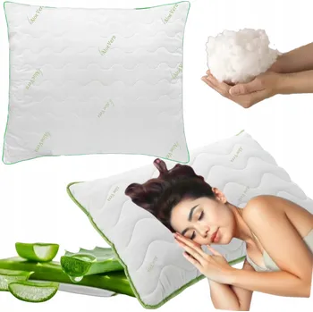 Polštář POLŠTÁŘ Aloe Vera 50x60 KOMFORTNÍ S NASTAVITELNOU VÝŠKOU Polská Výroba