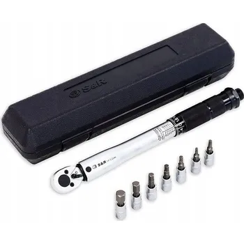 Klíč MOMENTOVÝ KLÍČ 1/4" 5-25 NM PRO KOLA, S NÁSTRČNÝMI HLAVICEMI