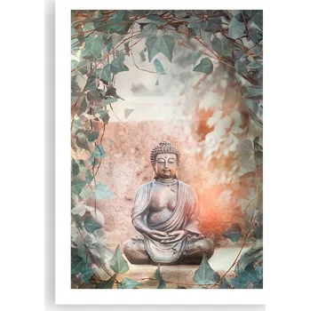 Obraz Plakát bez rámu do obýváku ložnice 50x70 Buddha moderní módní obraz