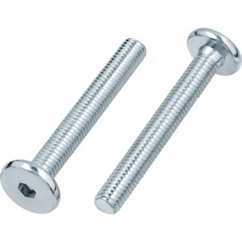 Šroub Meblový šroub M6x40 s válcovou hlavou a vnitřním šestihranem (imbus) - Metrický šroub do nábytku