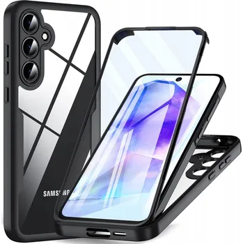 Pouzdro na mobilní telefon Pouzdro Koanni pro Samsung Galaxy A55, černé