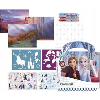 kreativní sada Totum Disney Frozen 2 Kreativní sešit návrháře
