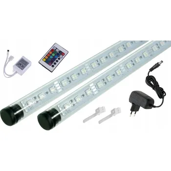 LED trubice RGB LED trubice do akvária s dálkovým ovládáním 2x200cm (propojené)