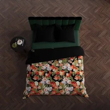 Povlečení SADA POVLEČENÍ Povlečení bavlna saténová TULIPAS 220x200cm