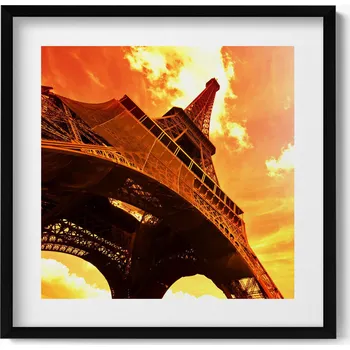 Obraz Dekorativní nástěnný obraz do pokoje Eiffelova věž, pařížská atrakce 50x50 cm