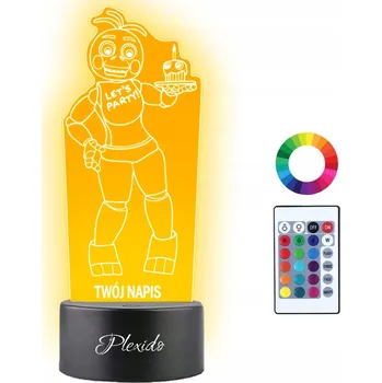 Lampička Plexido vícebarevná Noční lampa