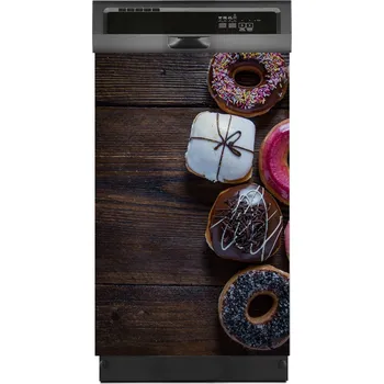 Obraz Magnet podložka na myčku Nádobí Barevné koblihy 45x70 cm