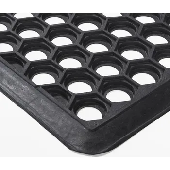 Rohožka J-Line Rohož Allegro 007 Anthracit BARVA: Černá, ROZMĚR: 40x70 cm