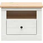 BRW FRIJA noční stolek KOM1S, borovice bílá andersen/dub artisan